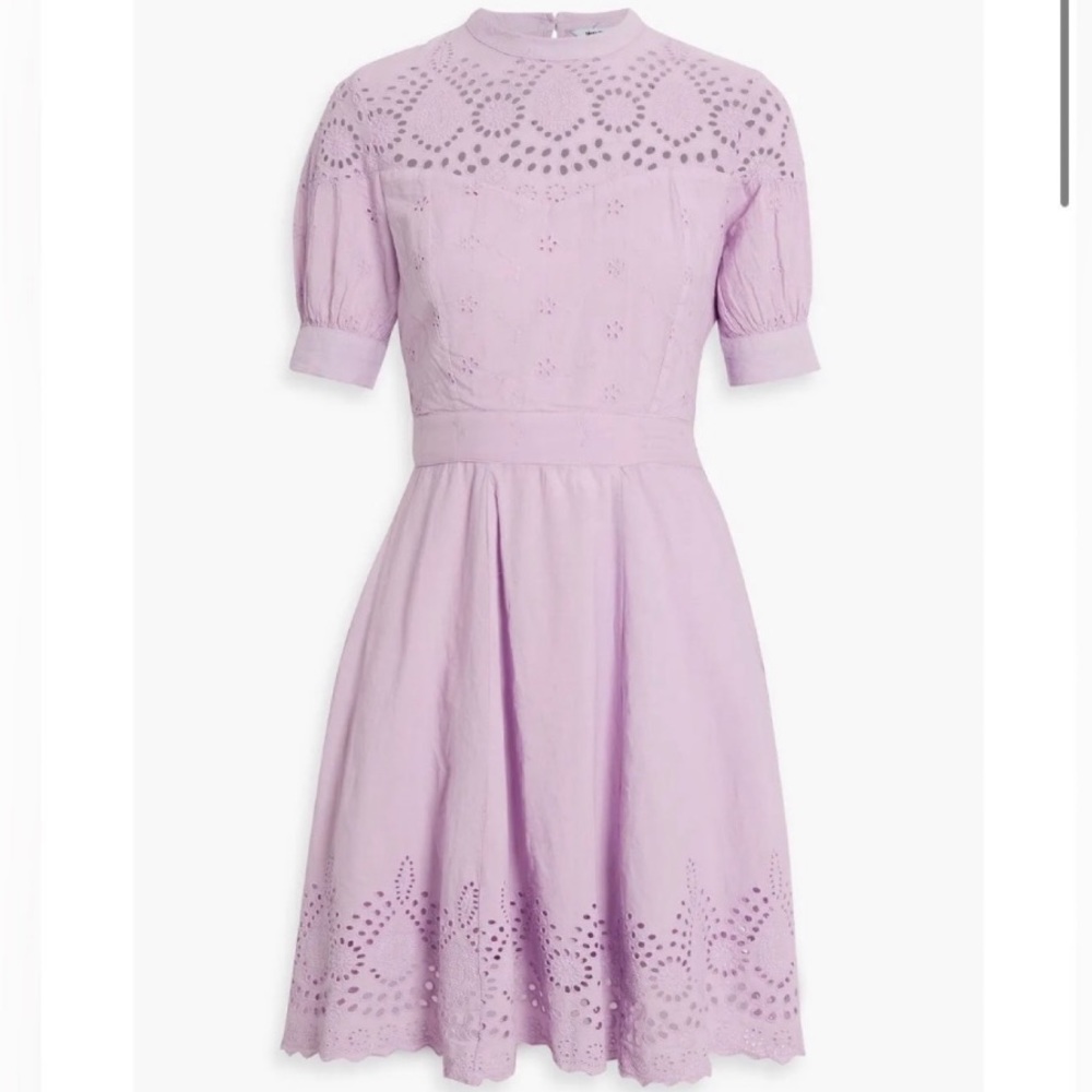 Walter Baker Nicollet Eyelet Dress Lavender